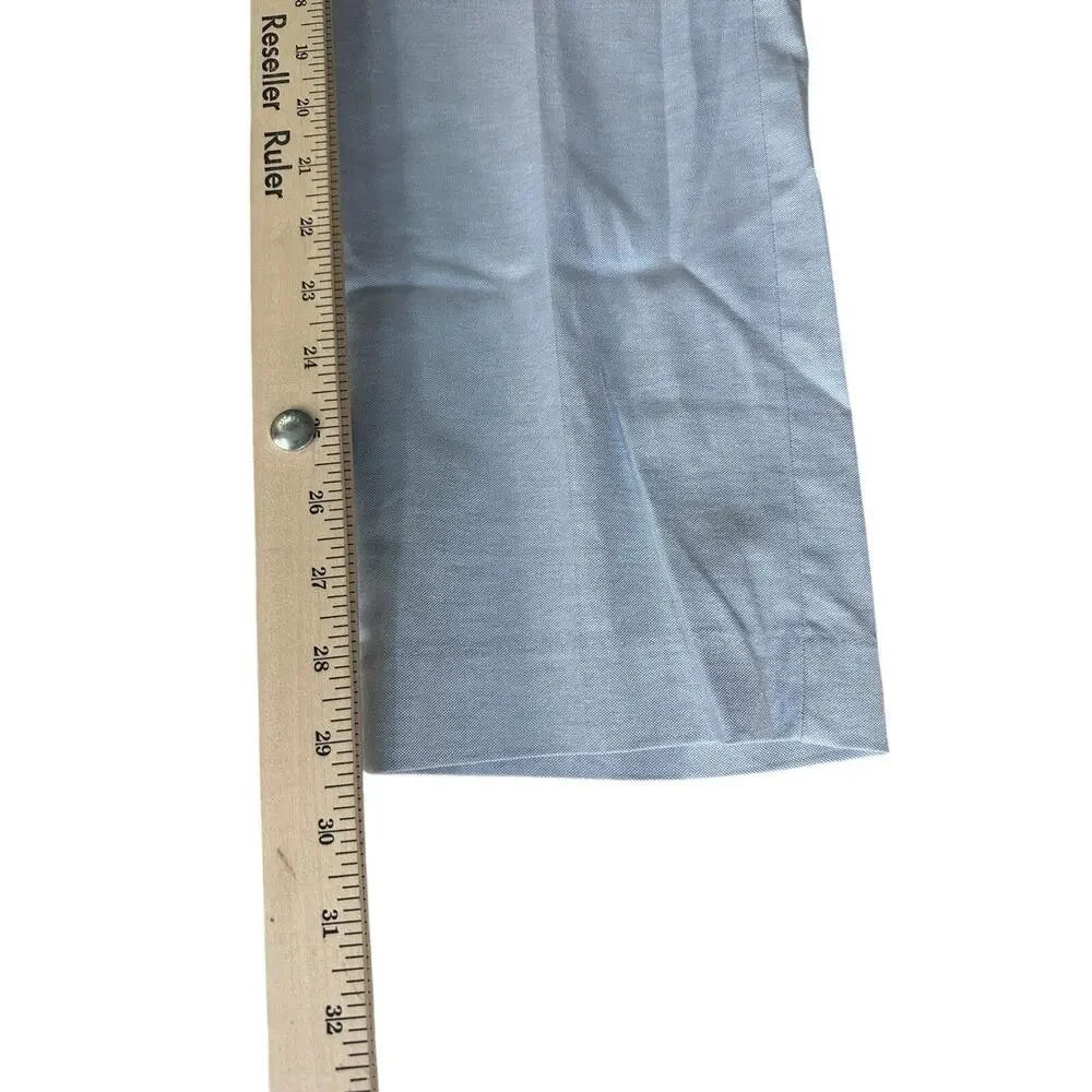 Britches By Samtex Slim Fit Pants Mens 32x30 Blue Cotton Lightweight Work NEW